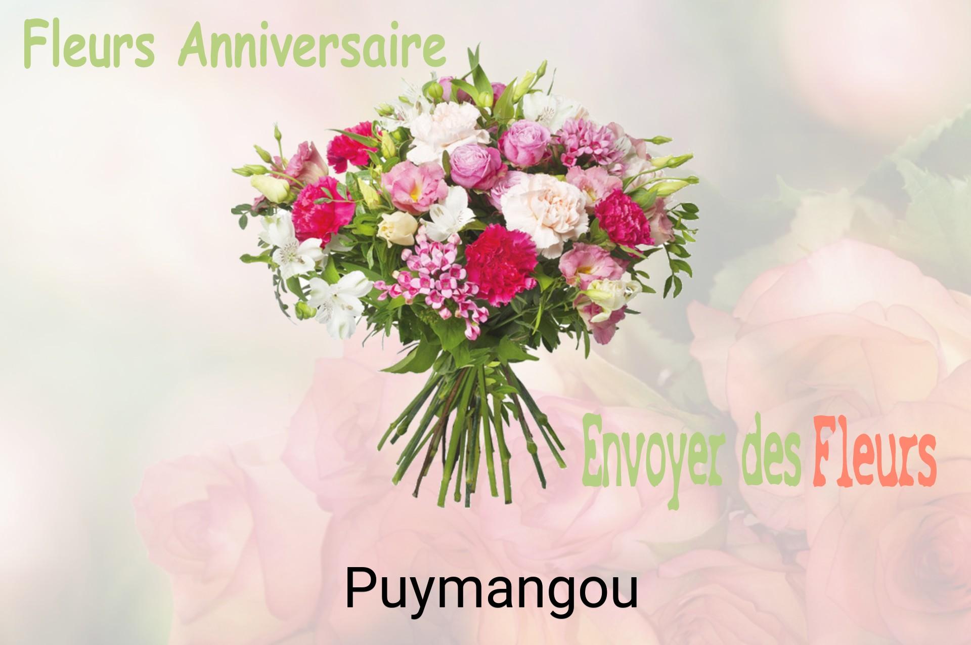 Bouquet de fleurs d’anniversaire livré à Puymangou